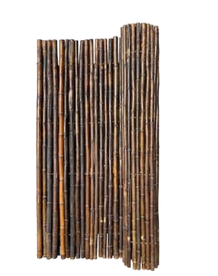 Rolo de cerca de bambu preto para exterior SIKLE SCD